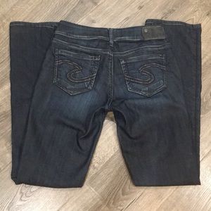 Silver Suki Slim Boot Rinse Wash Jeans W26/L31